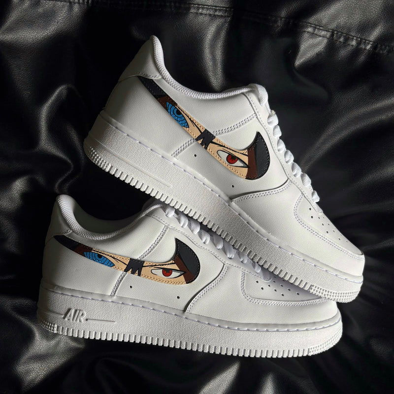 Nike Air Force1 x Naruto x Sasuke Swoosh