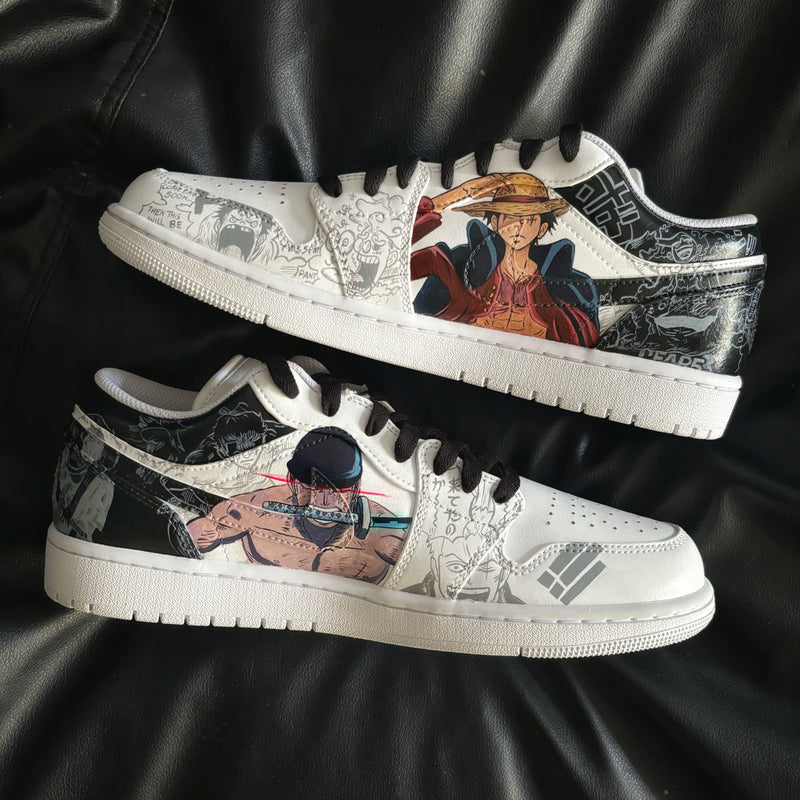 Nike Air Jordan 1 Lows x Luffy x Zoro