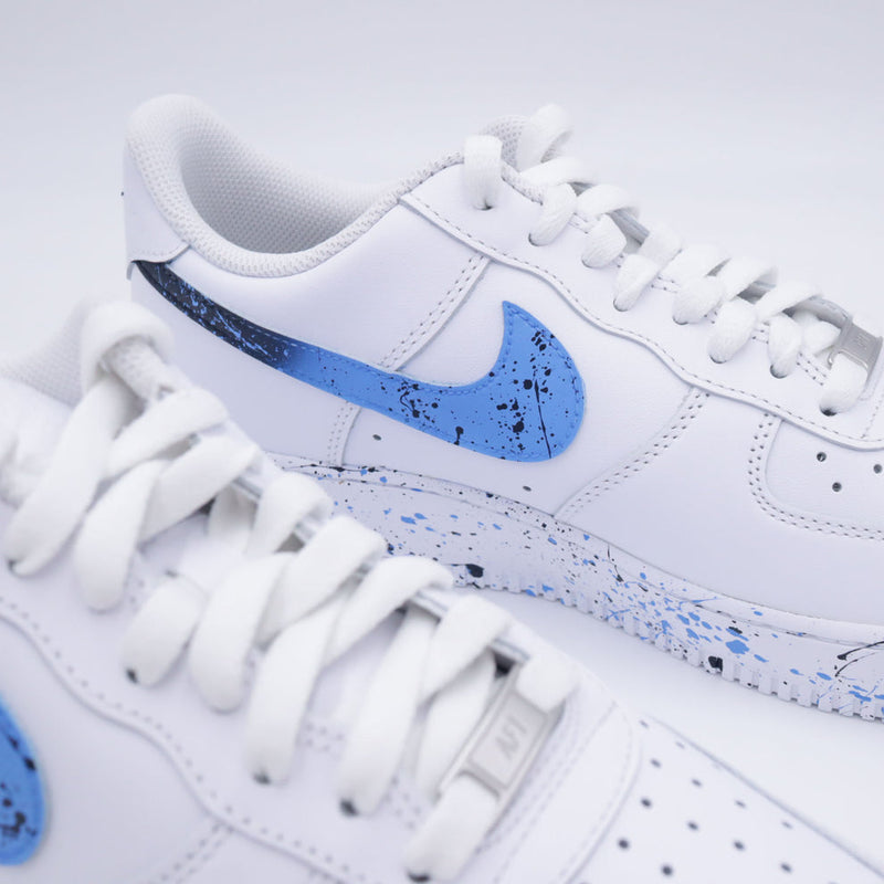 Nike Air Force 1 x Blue Gradient Splash