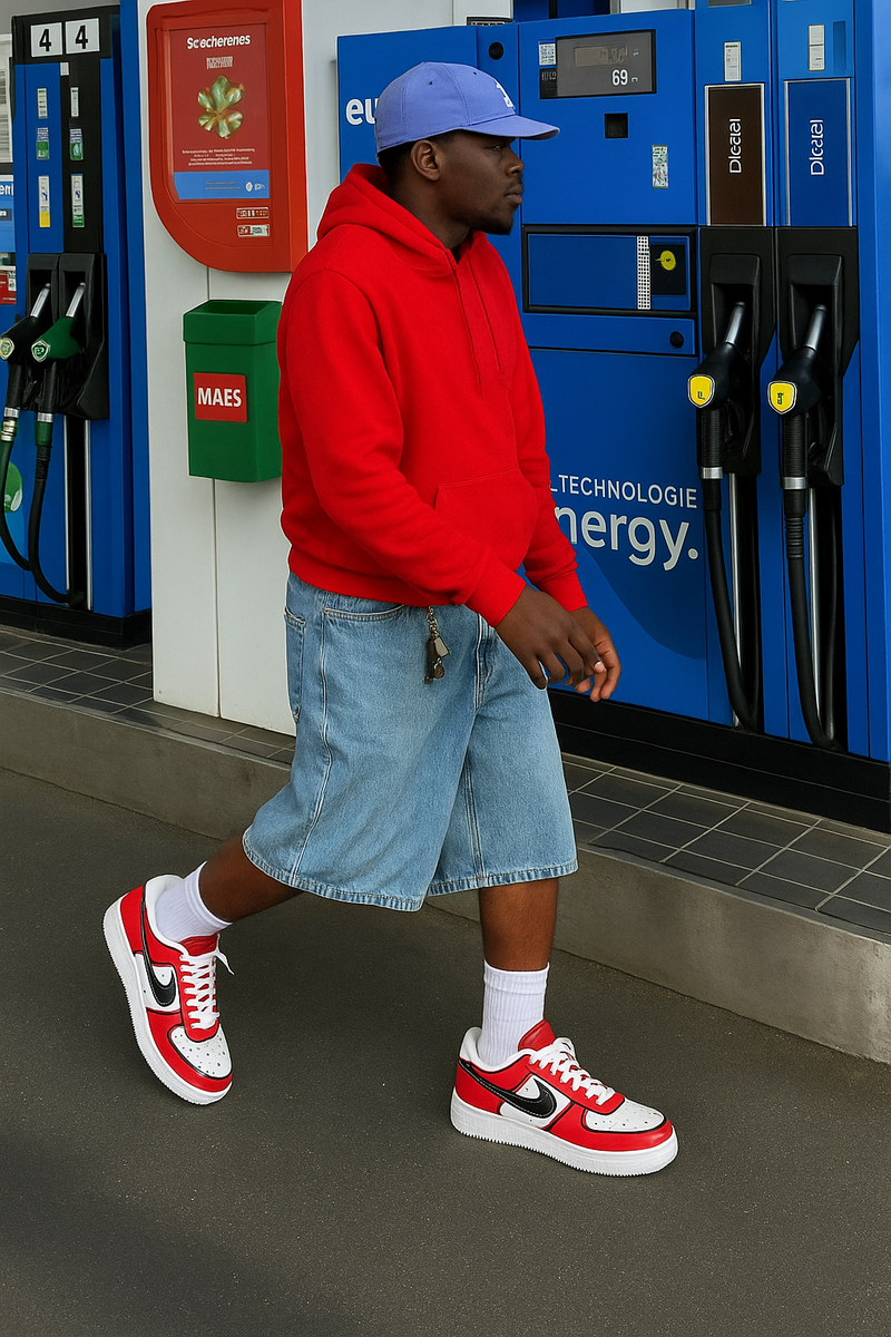 Nike Air Force 1 x Red Cartoon