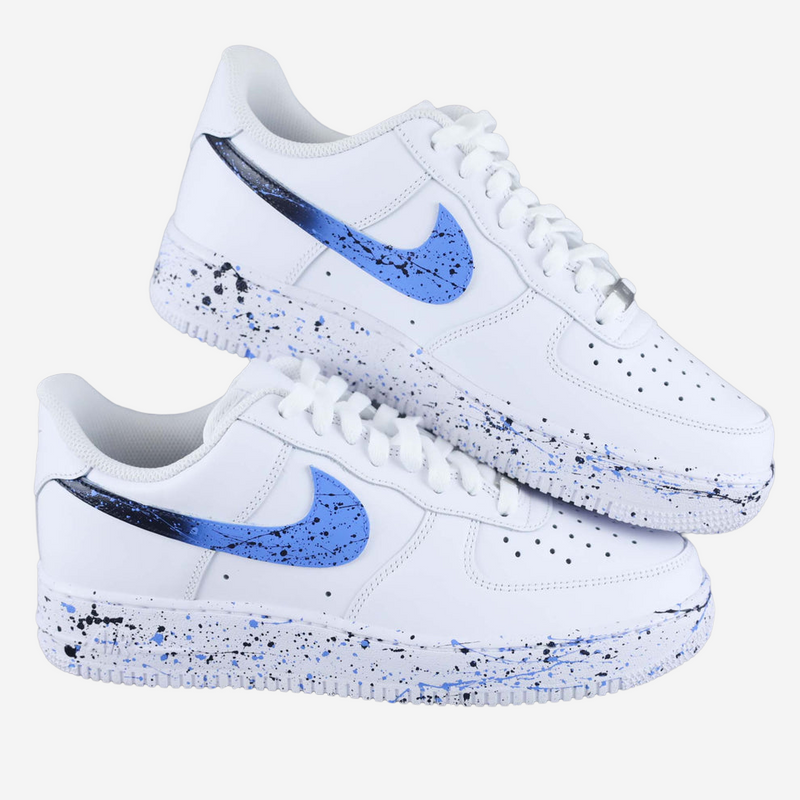 Nike Air Force 1 x Blue Gradient Splash