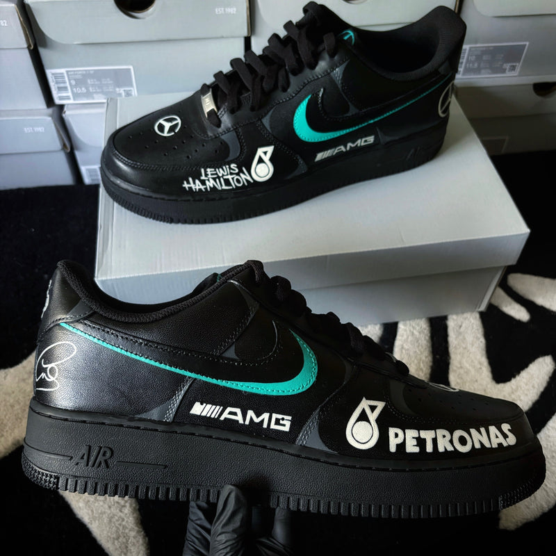 Nike Air Force 1 x Mercedes AMG F1 Custom