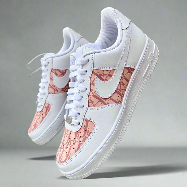 Nike Air force 1 x Pink Dior Custom