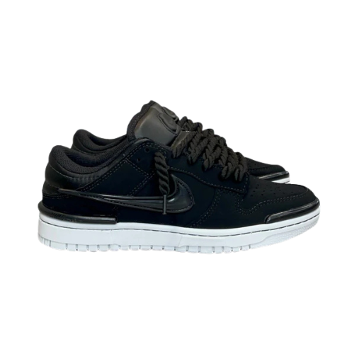 Modelo Dunk Twist Black + cadarço de corda