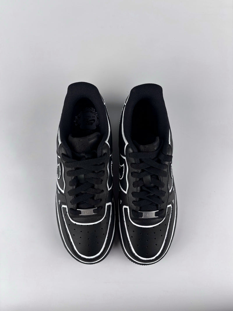 Nike Air Force 1 Black x Cartoon