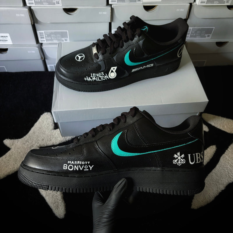 Nike Air Force 1 x Mercedes AMG F1 Custom