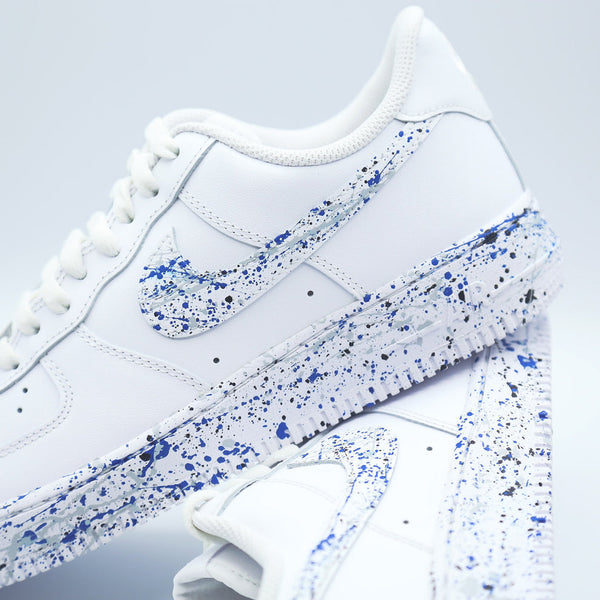 Nike Air Force 1 x Blue Splatter