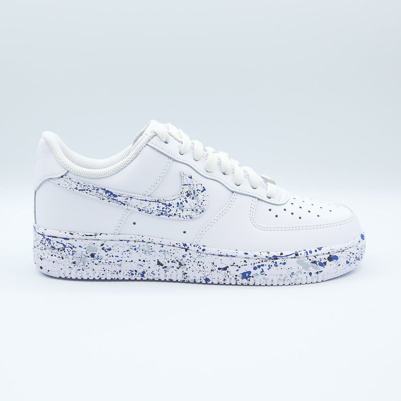 Nike Air Force 1 x Blue Splatter