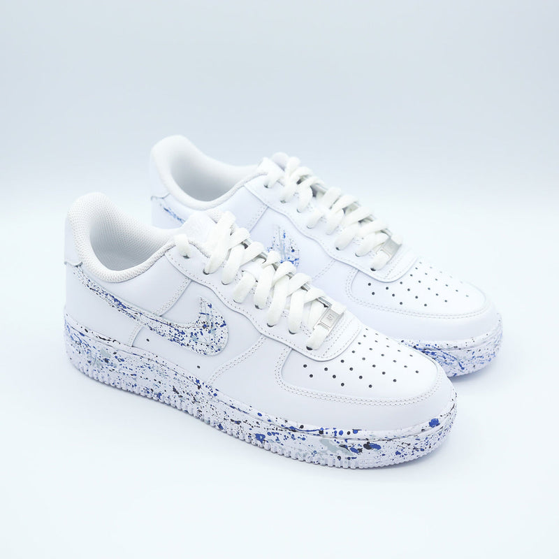 Nike Air Force 1 x Blue Splatter