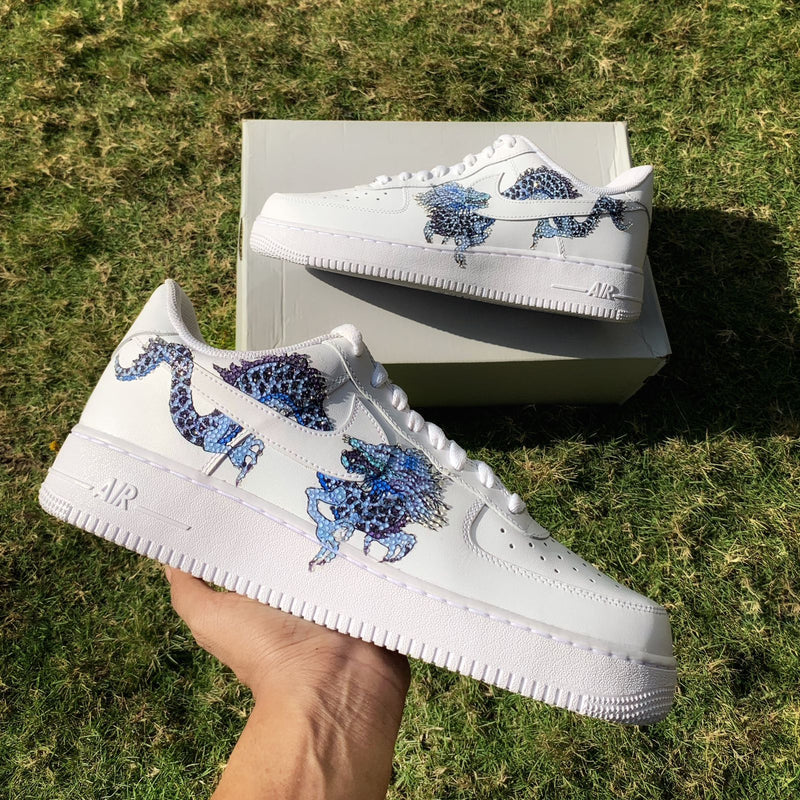 Nike Air Force 1 x Bling Sapphire Dragon