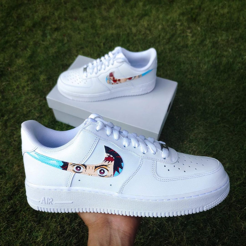 Nike Air Force 1 x Tengen Uzui x Tanjiro Eyes