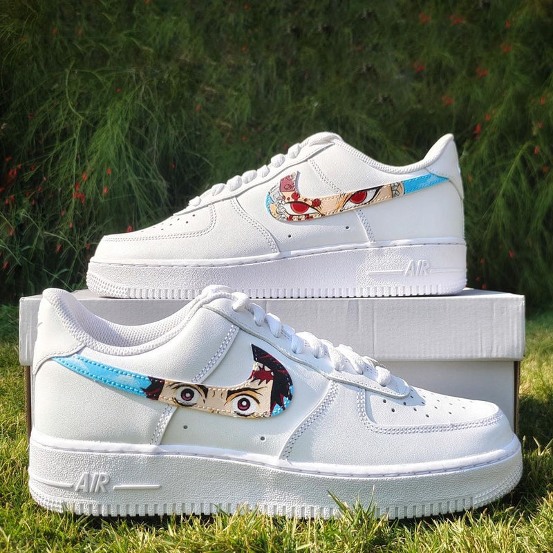 Nike Air Force 1 x Tengen Uzui x Tanjiro Eyes