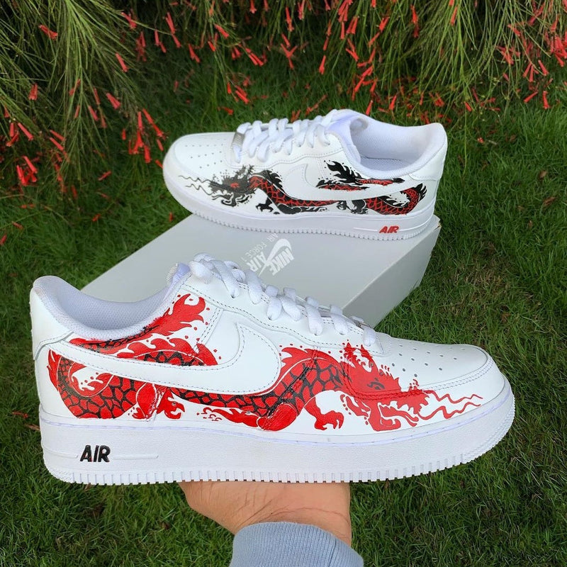 Nike Air Force 1 x Mismatched Dragon
