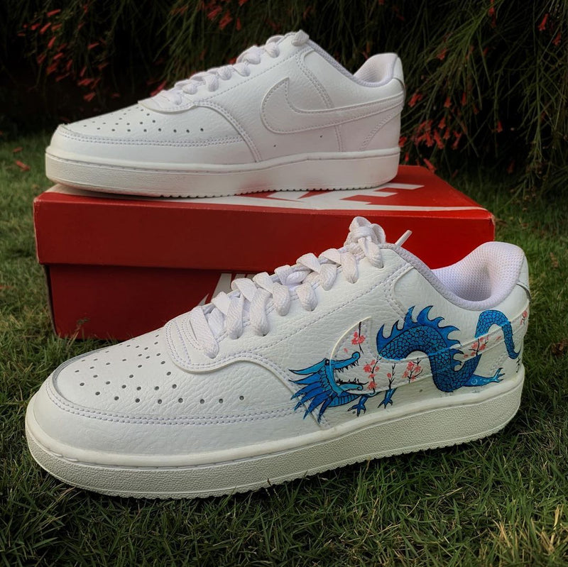 Nike Court Vision x Blue Sapphire Dragon