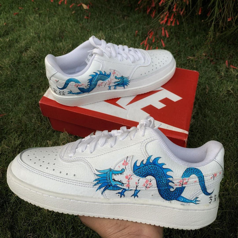 Nike Court Vision x Blue Sapphire Dragon
