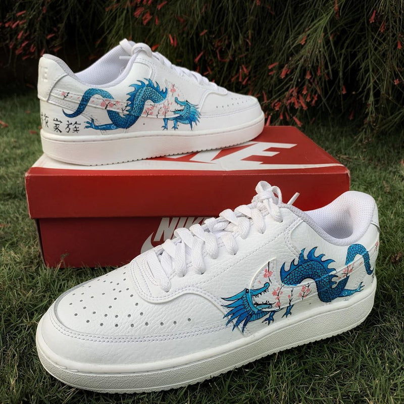 Nike Court Vision x Blue Sapphire Dragon