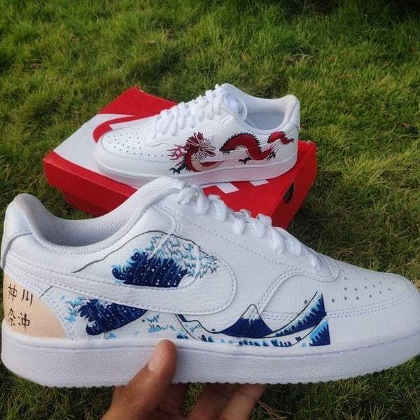 Nike court vision x Dragon waves