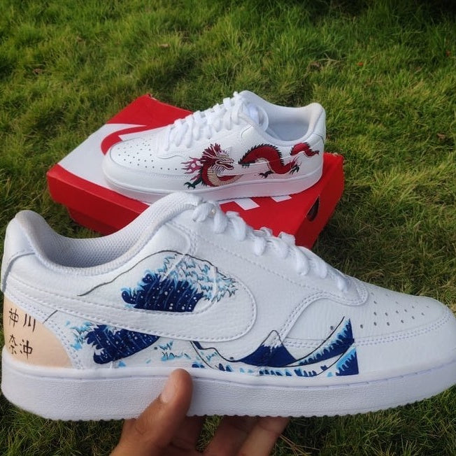 Nike court vision x Dragon waves