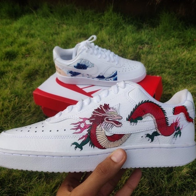 Nike court vision x Dragon waves